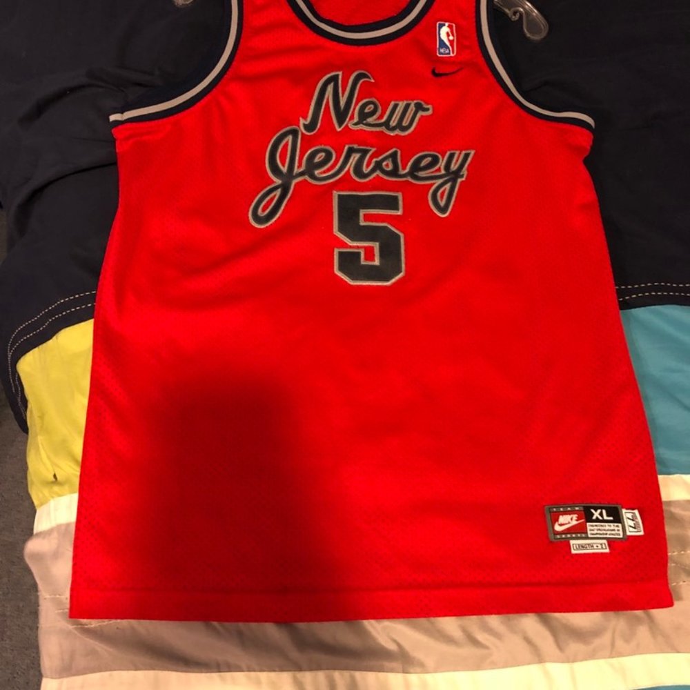 Nike New Jersey Nets Jason Kidd 5 Rewind JERSEY